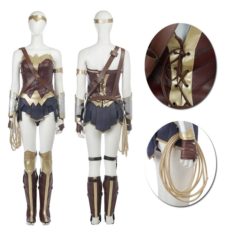 Wonder Woman Diana Prince Cosplay Costume Full Set - CrazeCosplay