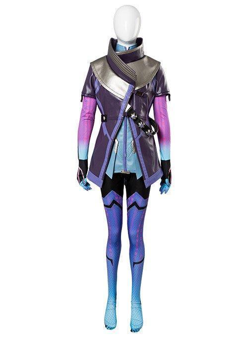 Overwatch Sombra Hacker Outfit Suit Cosplay Costume For Girls Females - CrazeCosplay
